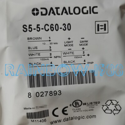 Replace for Datalogic Photoelectric sensor S5-5-C60-30 switch sensor
