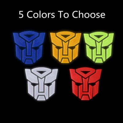 Transformers Autobot Decepticon Car Reflective Safety Warning Sticker Universal