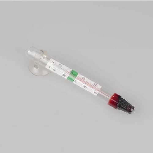 Aquarium Thermometer mit Sauger Terrarium Thermometer Glasthermometer Temperatur