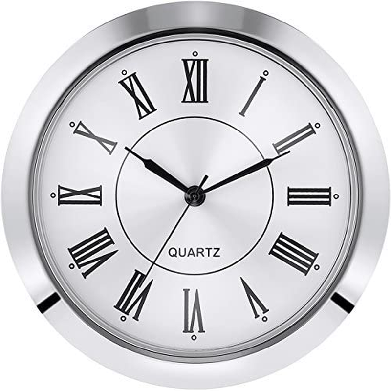 2-1/8 Inch (55 Mm) Quartz Clock Fit-up/Insert, Diameter 1.97 (50 Hole, Metal New