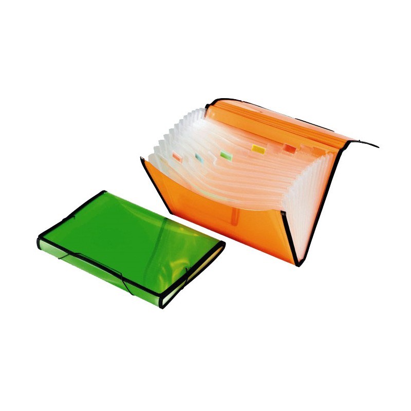 Cartellina Portadocumenti Porta Documenti Auto Plastica 12 Scomparti Colorat dfh