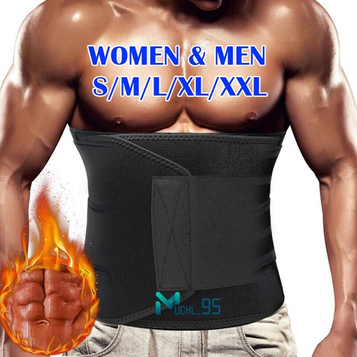 Waist Trimmer Belt Sweating Wrap Tummy Stomach Weight Loss Fat Burner Slimming