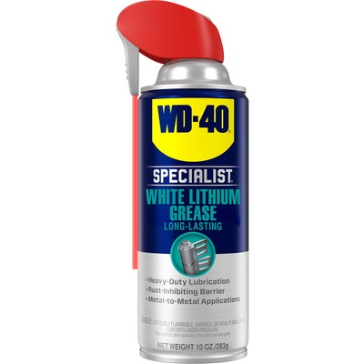 WD-40 300615 White Mineral Base Multipurpose Lithium Grease 10 oz. (Pack of 6)