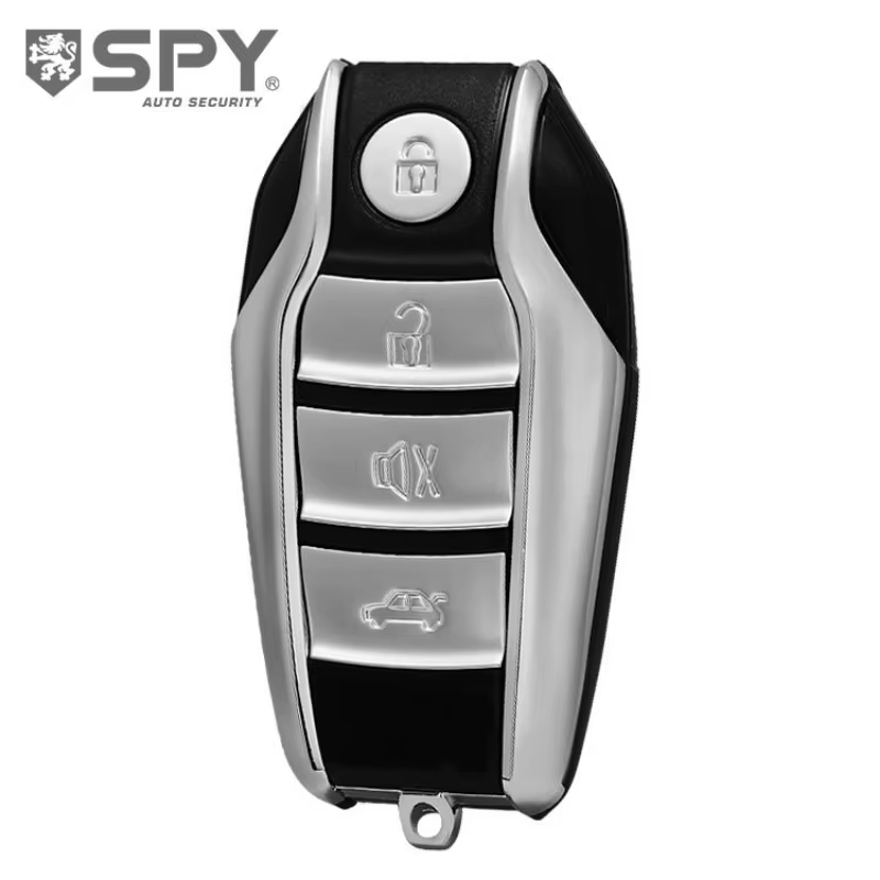 One Way Auto Alarm system Car Alarm Manual Push Button Start Stop System (1 Meta
