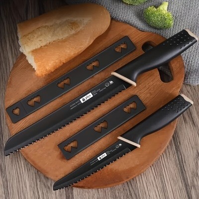 Premium 2-Piece 8.6'' Steak Knife Set Serrated Edge Chef Cutlery Kitchen Knives