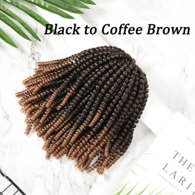 Mega THICK Jumpy Spring Twist Braiding Braids Hair Extension Natural As Human US
