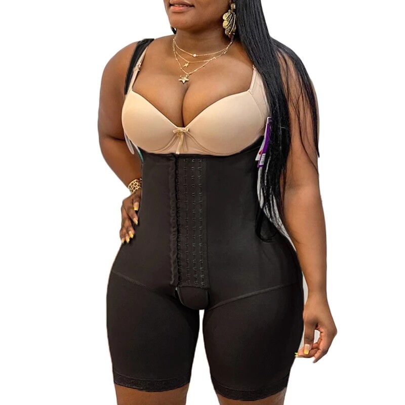 Fajas Colombianas Reductoras Compression Post Surgery Body Shaper Tummy Control