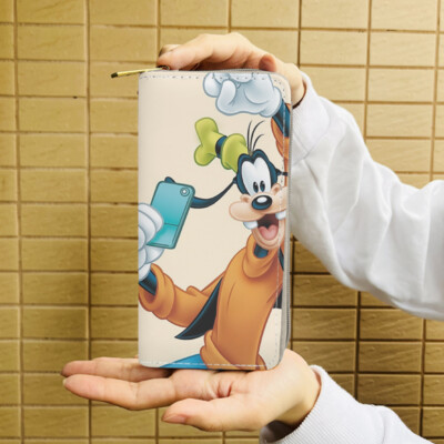 Goofy Pluto Wallet Women Cartoon Figure Wallets Long Card Coin Bag Cover Handbag