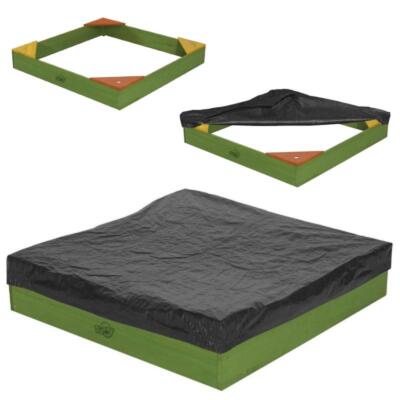Holz Sandkasten Sandkiste Sand Box Sunny Daisy Axi Zedern Grün UV Abdeckung Neu