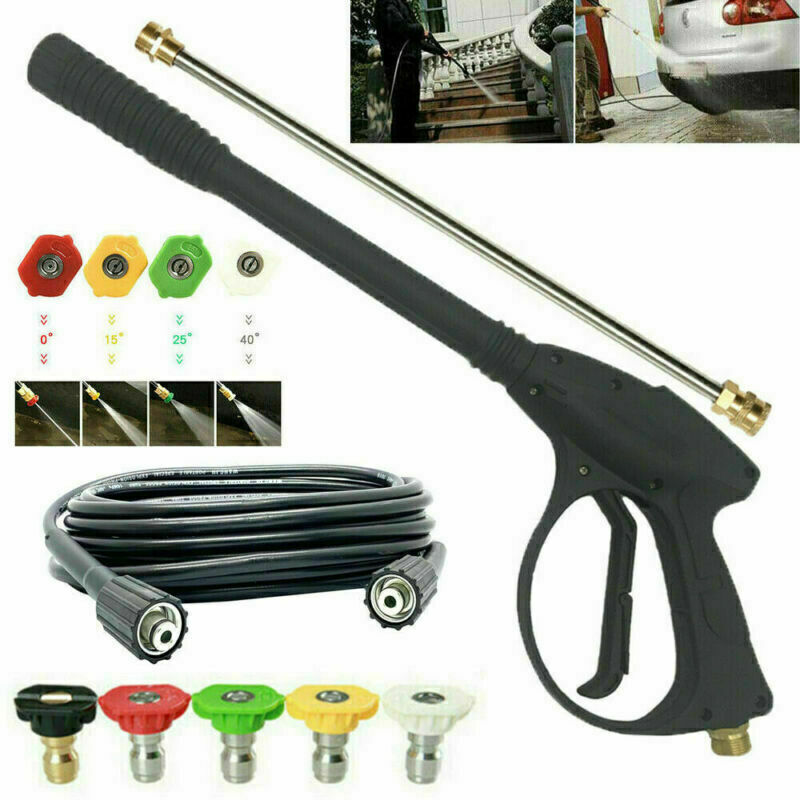 4000PSI High Pressure Car Power Washer Spray Gun Wand Lance 