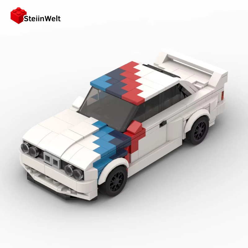 MOC Classic Rennwagen Klemmbausteine Modellauto Bausatz perfect gift