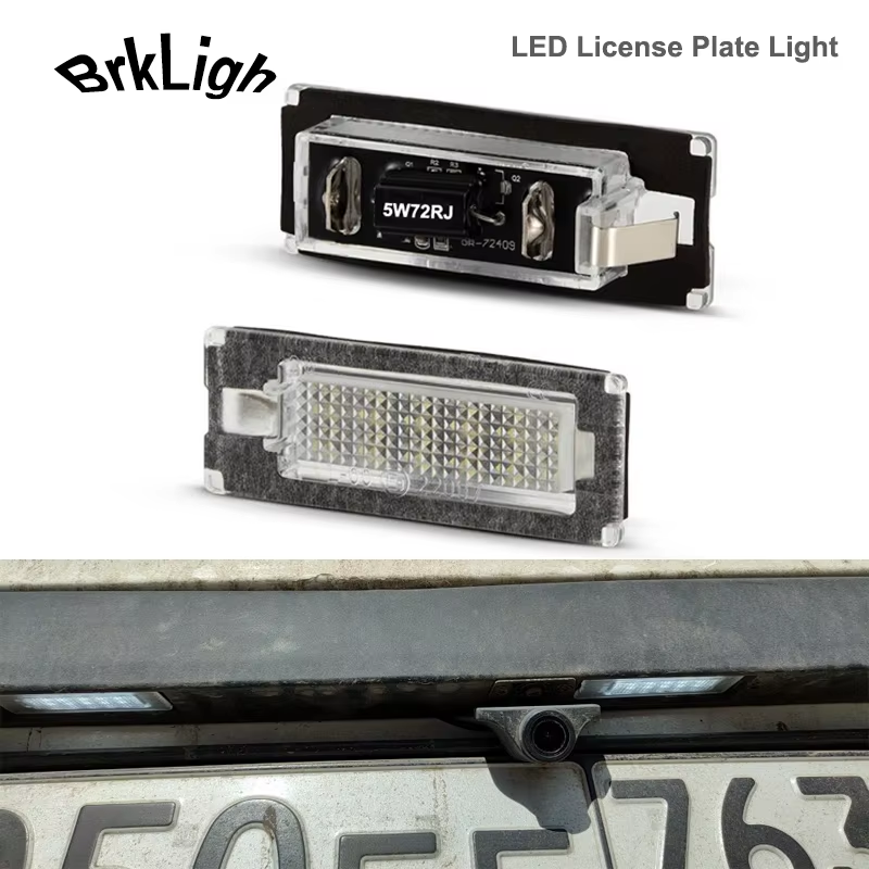For Fiat Ducato LED License Plate Light Number Lamp For Peugeot Boxer Citroen Ju