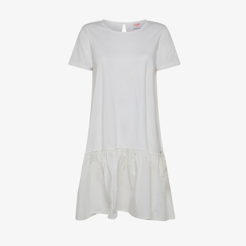 

Женское платье Sun68 Белый T33213 Платье Комбинированная ткань S/S Sun 68