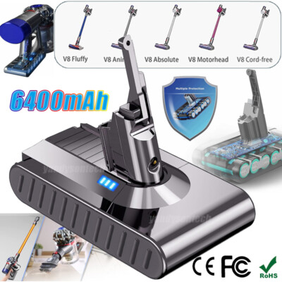 9500mAh V8 Battery for Dyson V8 SV10 V8 Animal V8 Absolute V8 Fluffy Sony Cells