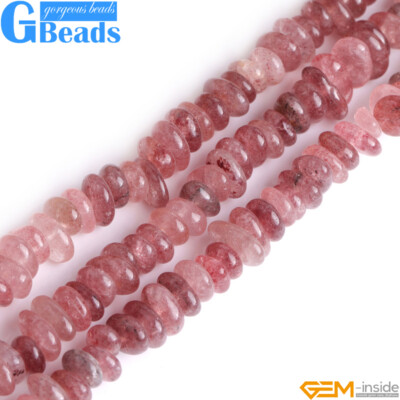 Assorted Stones 3-5x10-12mm Freeform Rondelle Potato Disc Beads Free Shipping