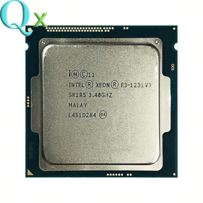 Intel Xeon E3-1231 v3  LGA 1150 CPU Processor SR1R5 3.4GHz Quad Core