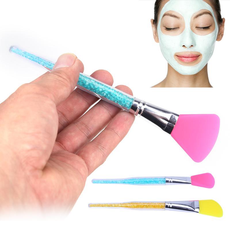 Pennello In Silicone Applicatore Maschera Viso Facciale Fango Bellezza Donna dfh