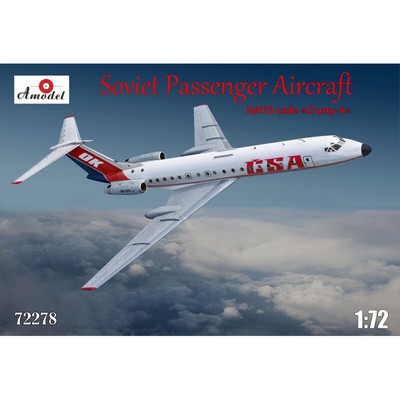 AMODEL 72278 Tupolev Tu-134A CSA Scale Aircraft 1/72 - Plastic model kit