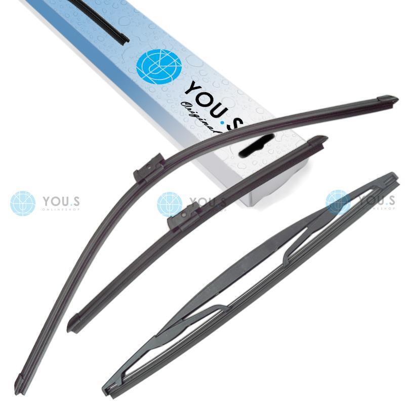 YOU.S SCHEIBENWISCHER SET VORNE + HINTEN für SUBARU IMPREZA