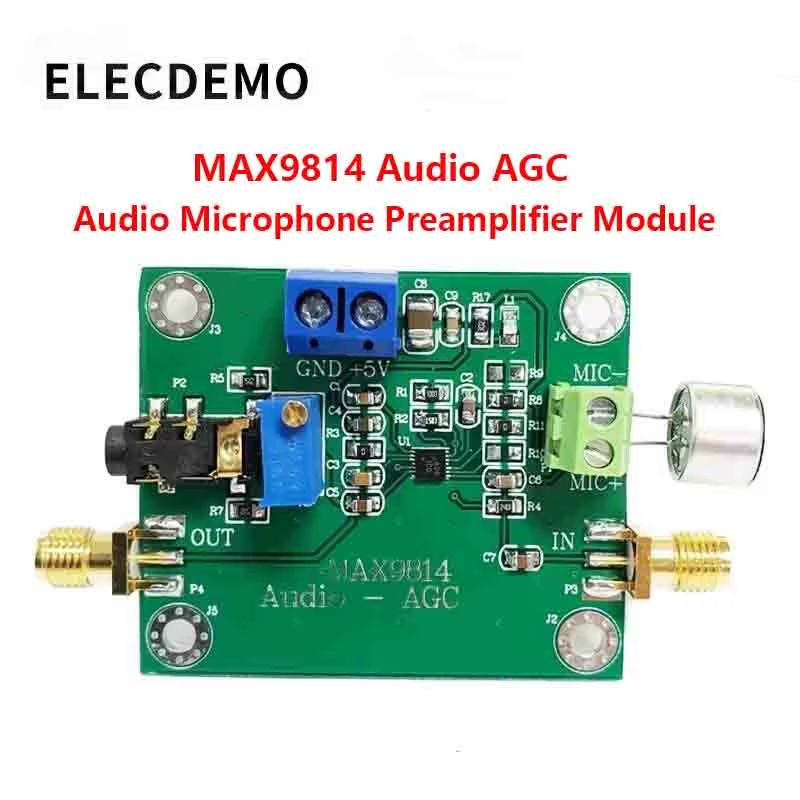 MAX9814 Microphone Amplifier Module Audio AGC Microphone Sensor Pickup MIC Micro