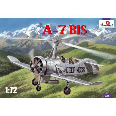 A-7bis Soviet autogiro Scale 1/72 - Plastic model kit AMODEL 72257 