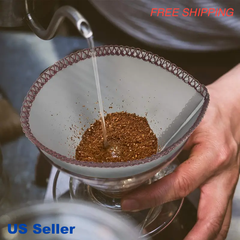 Reusable Pour over Coffee Filter Stainless Steel Fine Mesh C
