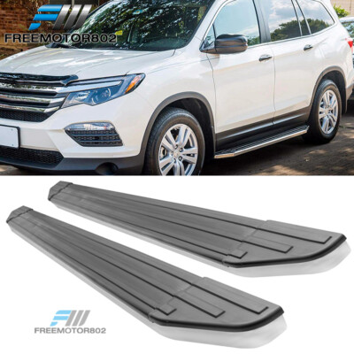 Fits 16-22 Honda Pilot YF5/6 68'' V2 Style Running Board Side Step Bar Aluminum