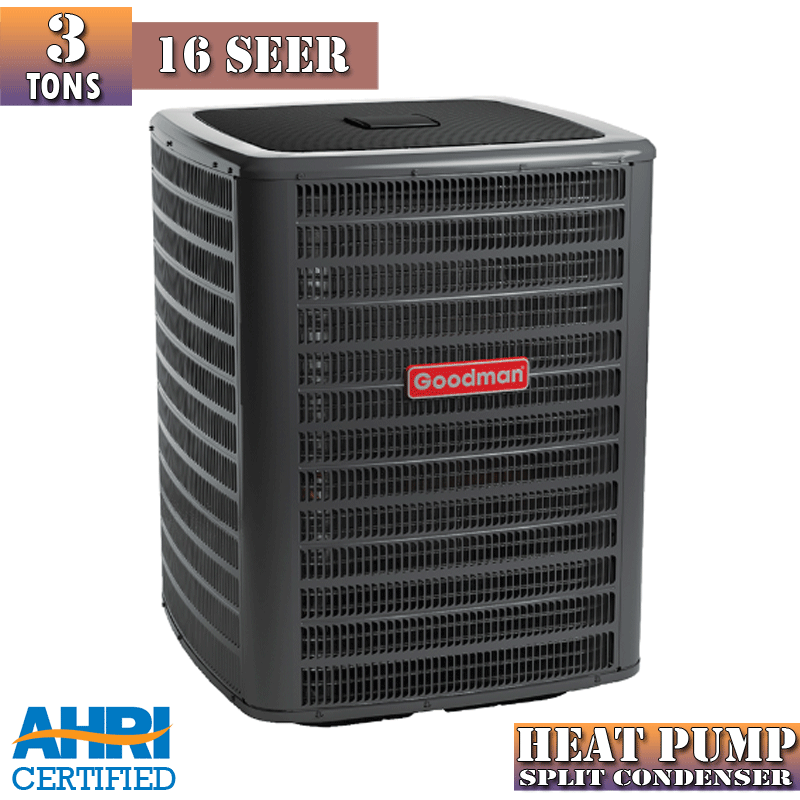 3 Ton 16 SEER Goodman Heat Pump AC Condenser Unit GSZ160361 