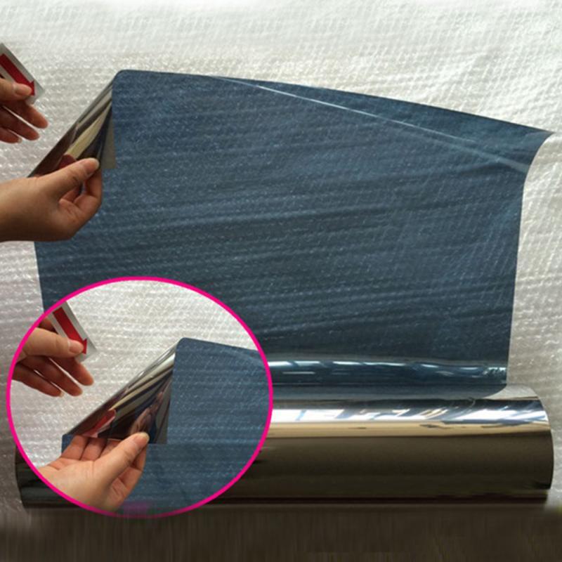 Window Tint One Way Mirror Film UV Heat Reflective Home Office Heat Insulation