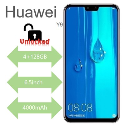 Huawei Y9 128GB 6.5-inch Unlocked Global 13MP Rear Dual Camera Smartphone
