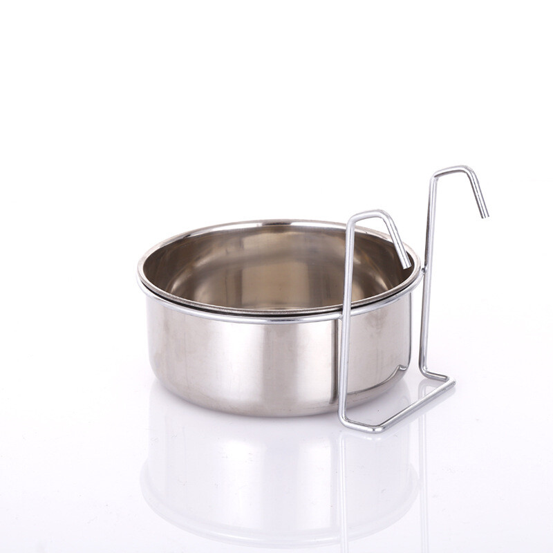 Food Water Bowl With Hook For Bird Parrot Cage
