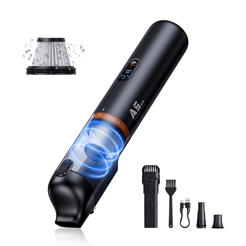 Wireless Vacuum Cleaner Dual Use for Home and Car 12000Pa Powerful Suction Handh
