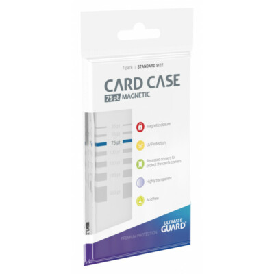 Qty of 12: Ultimate Guard 75pt Magnetic One Touch Holder-Thick Cards