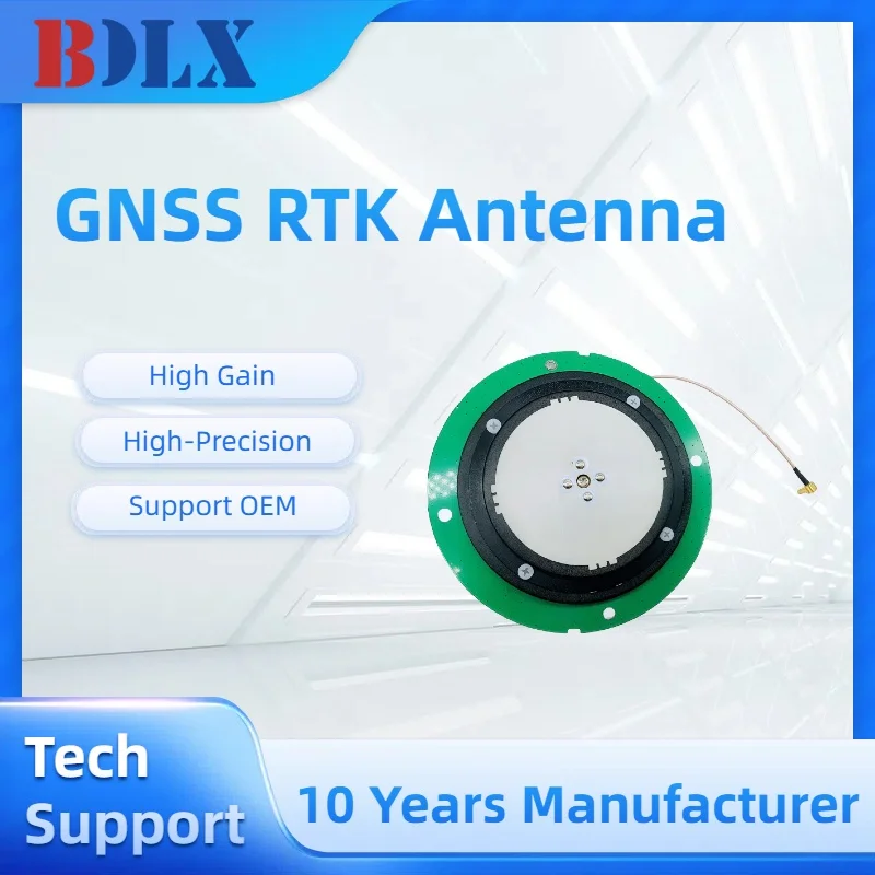 High-Precision GNSS RTK Antenna GPS/GLONASS/Galileo/BeiDou Internal Active Desig