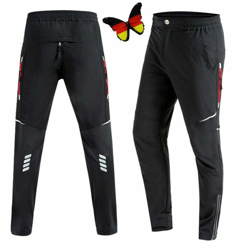 Herren Regenhose waserdicht winndicht atmungsaktiv Fahrrad Motorrad Rad Hose DE