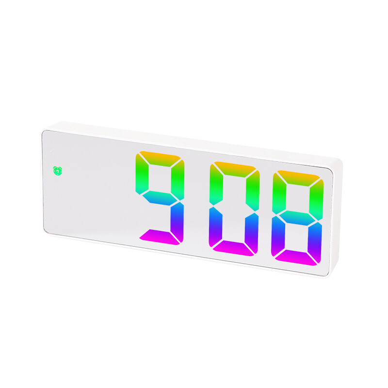 Lighting Big Number Clock Night Light Alarm Clock LED Digital Electronic Clock