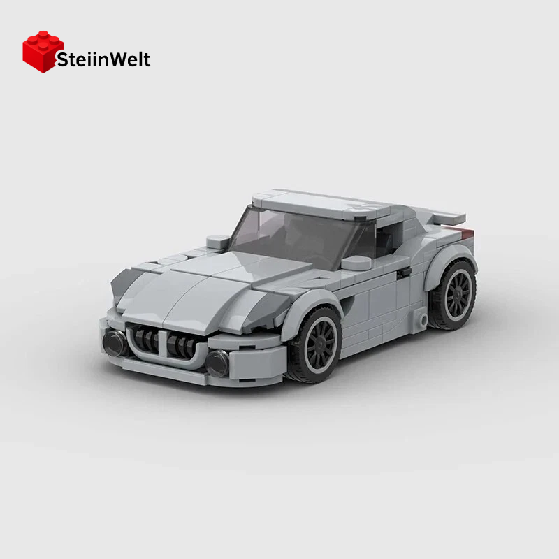 MOC Sportwagen Modellauto Klemmbausteine Racing Bausatz perfect fast