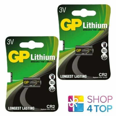 2 GP LITHIUM CR2 DLCR BATTERY 3V EL1CR2 CR15H270 EXP 2028 1BL BATTERIES NEW