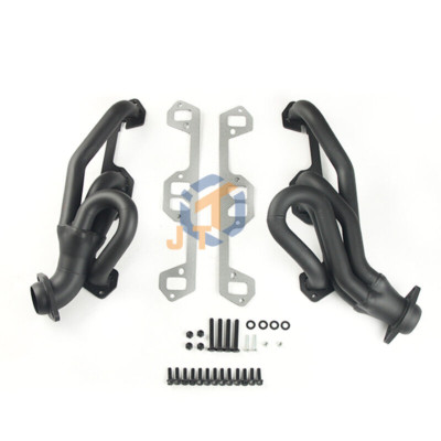 Shorty Headers For 1996-2003 Ram/Dakota/Durango 1500 5.2L & 5.9L V8  Black Paint