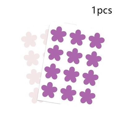 1/5Pcs Purple Uv Stickers UV Detecting Patches UV Test Stickers For Sunscreen*