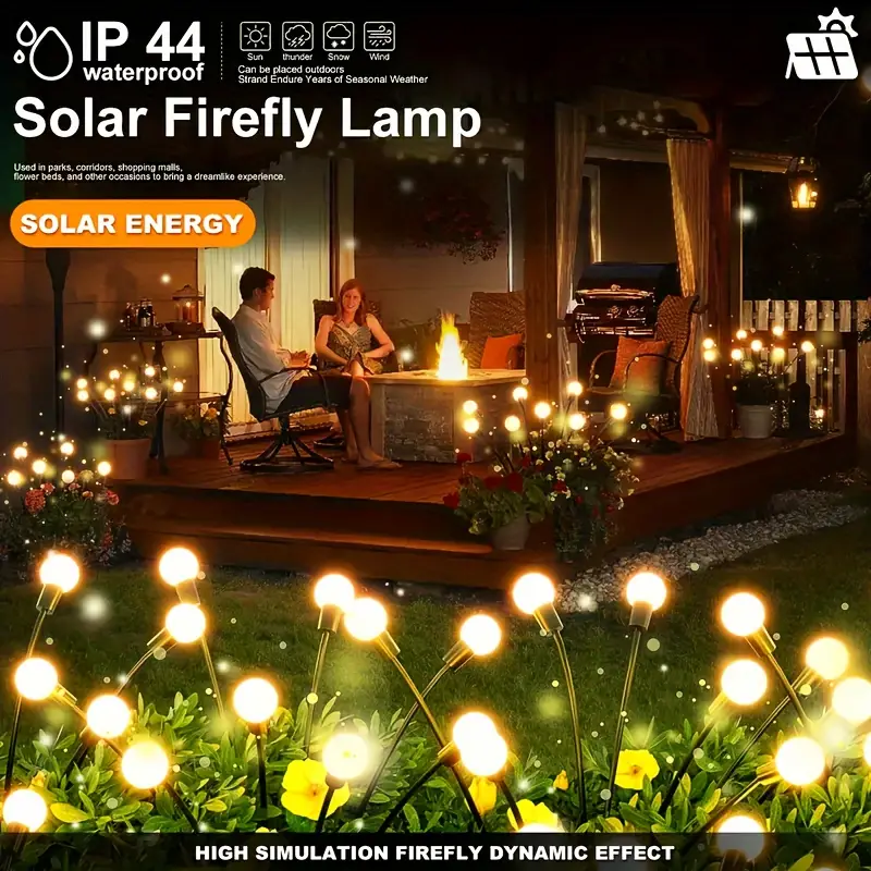 Firefly Swaying Lamp Outdoor Waterproof Landscape Decor