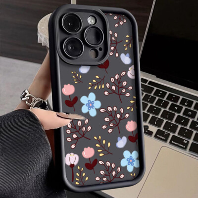 Cute Flower Back Case Phone Cover Women ShockProof For OPPO VIVO Infinix Tecno