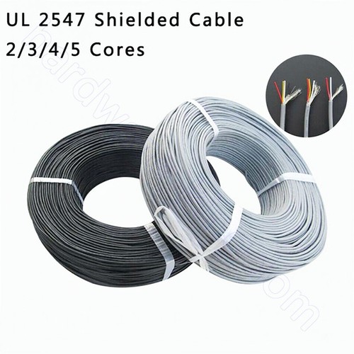 Shielded Cable Wire UL2547 2/3/4 Core Audio Headphone Signal