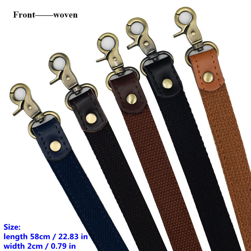 Femmes PU Cuir Tissé Sac à Main Ceinture Épaule Bracelet Poignée DIY de Rechange