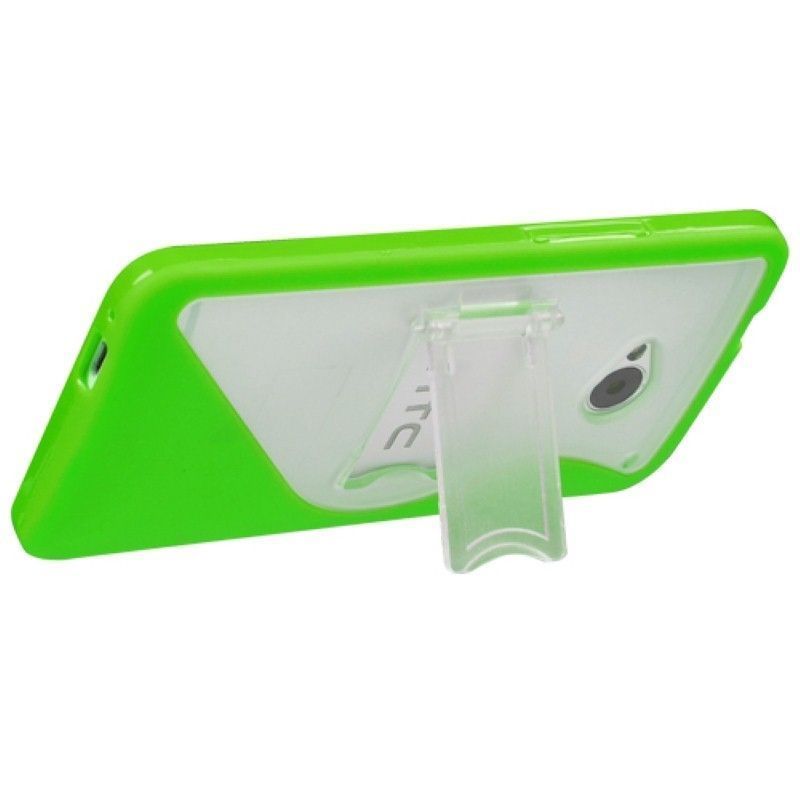 Transparent Rigid Plastic Cell Phone Cases & Covers with Kickstand