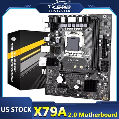 X79A Motherboard LGA 1356 Support Xeon E5 Processor NVME M.2 DDR3 X79 Mainboard