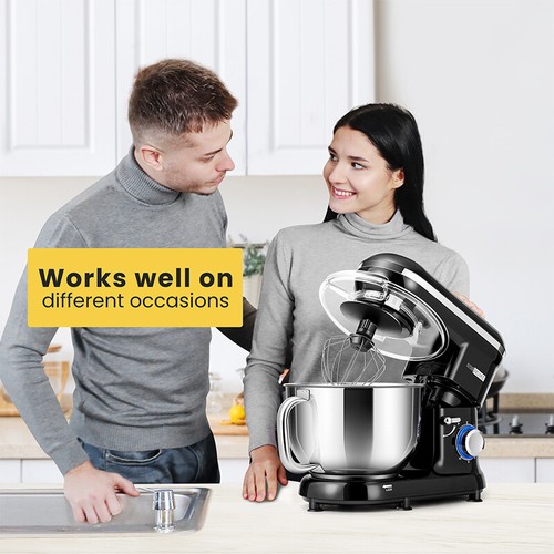 Stand Mixer 6QT 10-Speed Tilt-Head Kitchen Electric Food Mixer Bowl with Handle