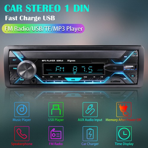 S Car Stereo – Bluetooth, Usb, Aux-in, Am/fm, No Cd