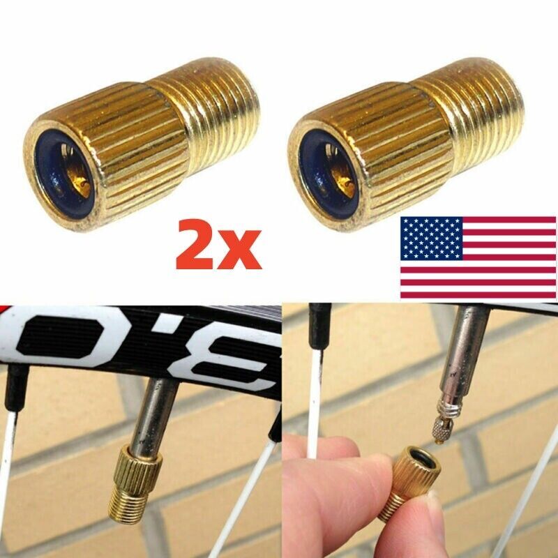 Presta To Schrader Valve Converter Adapter Pump Tube Hot