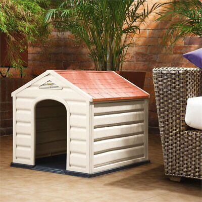 Rimax Taupe Dog House for Small Breeds